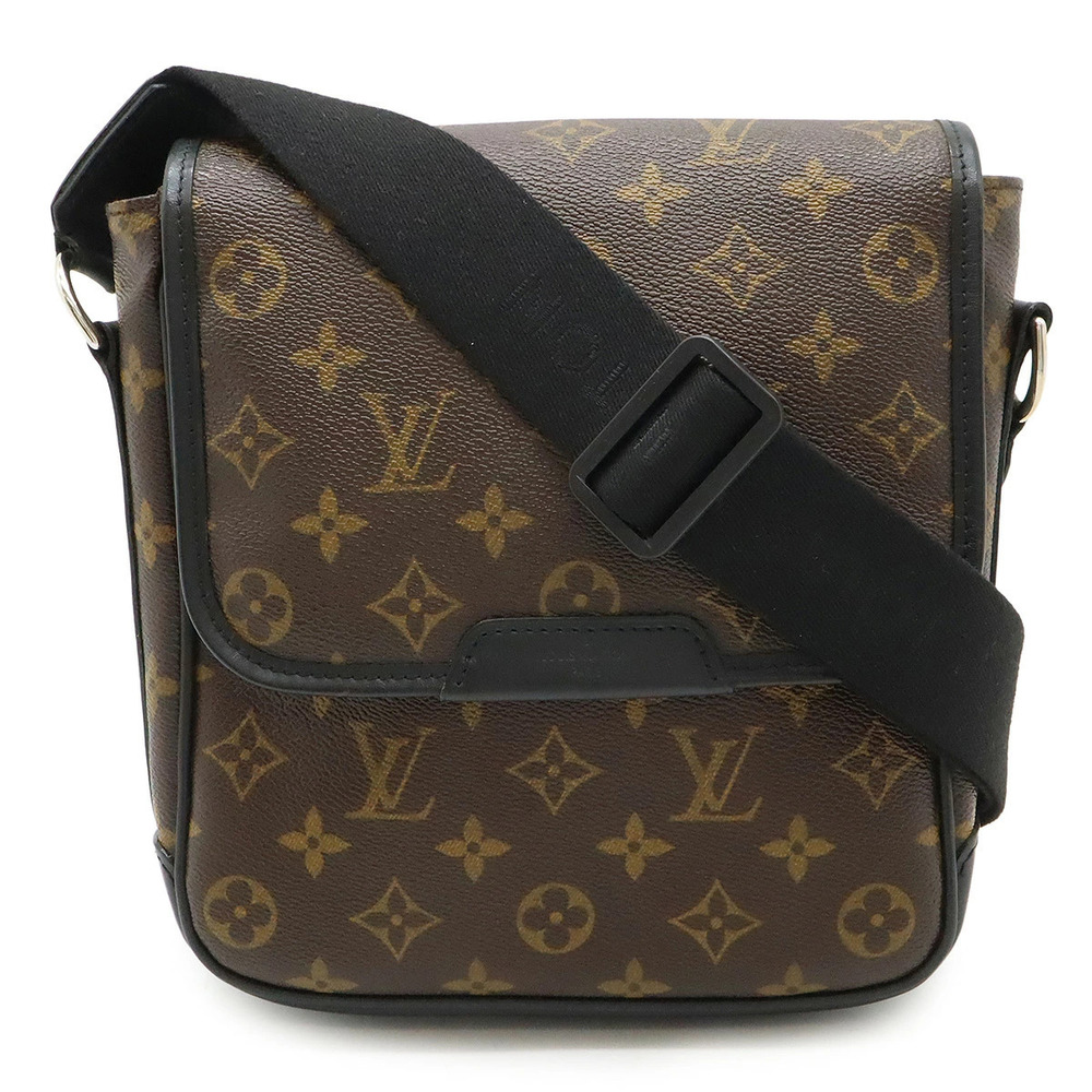 LOUIS VUITTON Monogram Macassar Brown Bass Shoulder Bag Crossbody